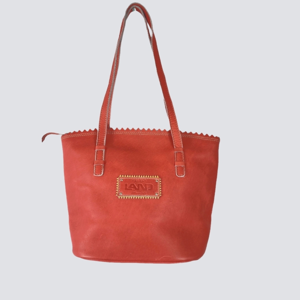 Land Leather handbag purse tote